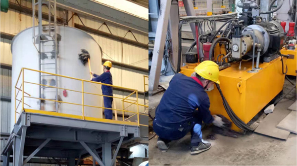 建材公司開展專項(xiàng)設(shè)備清潔活動(dòng) 建材公司開展專項(xiàng)設(shè)備清潔活動(dòng)