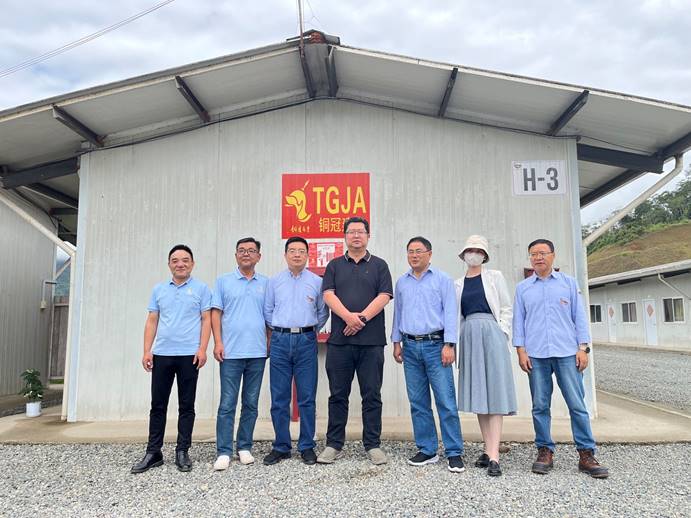 中國駐厄大使館方昊參贊一行走訪調研厄瓜多爾分公司 中國駐厄大使館方昊參贊一行走訪調研厄瓜多爾分公司